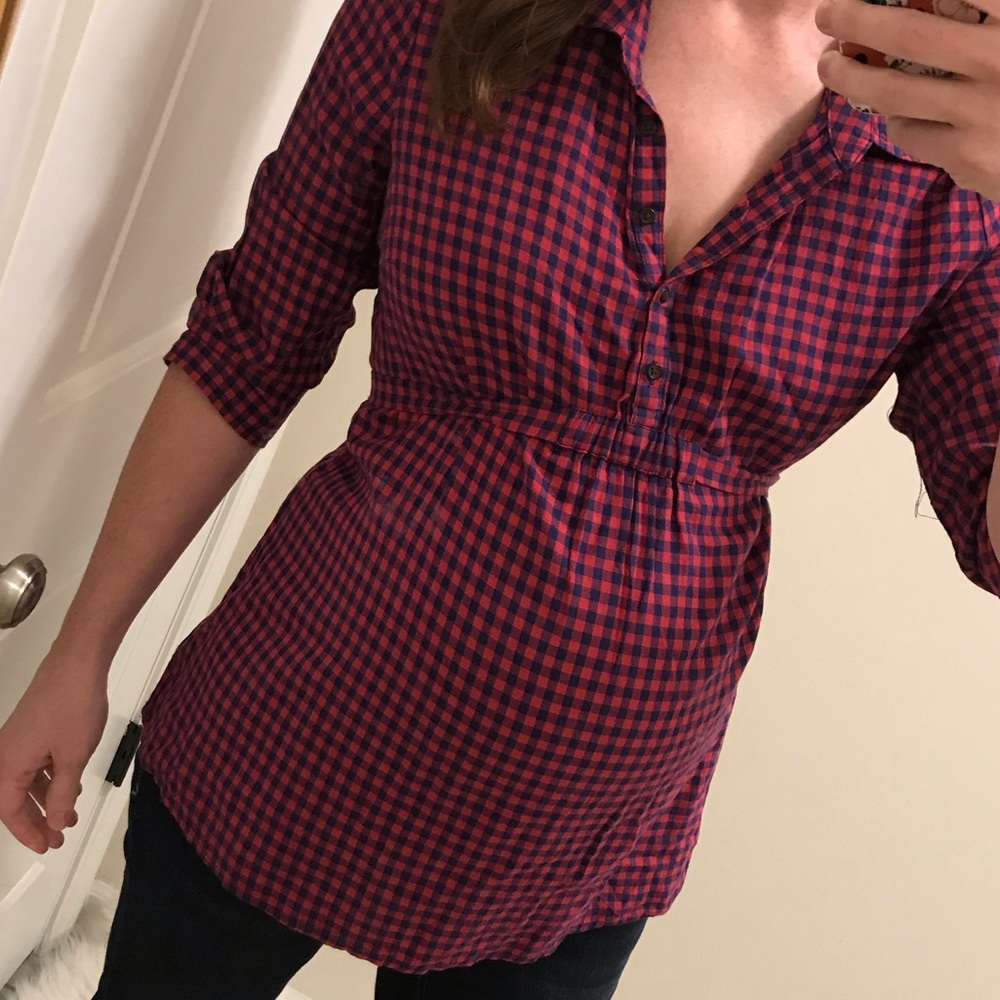 Gap tie back blouse